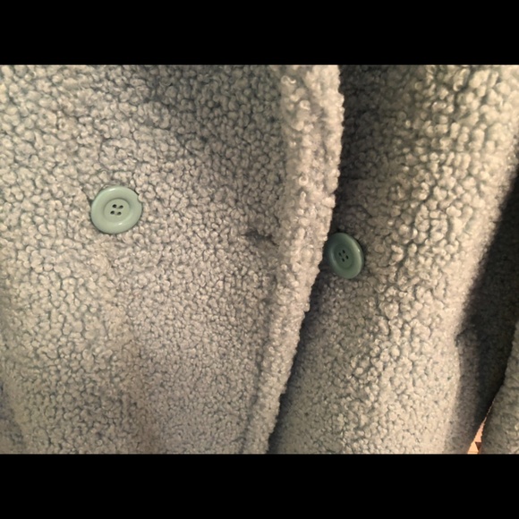 Sale!New Forever 21 Light Blue Winter Teddy Coat & VS Light Blue Handbag Bundle - Picture 2 of 9